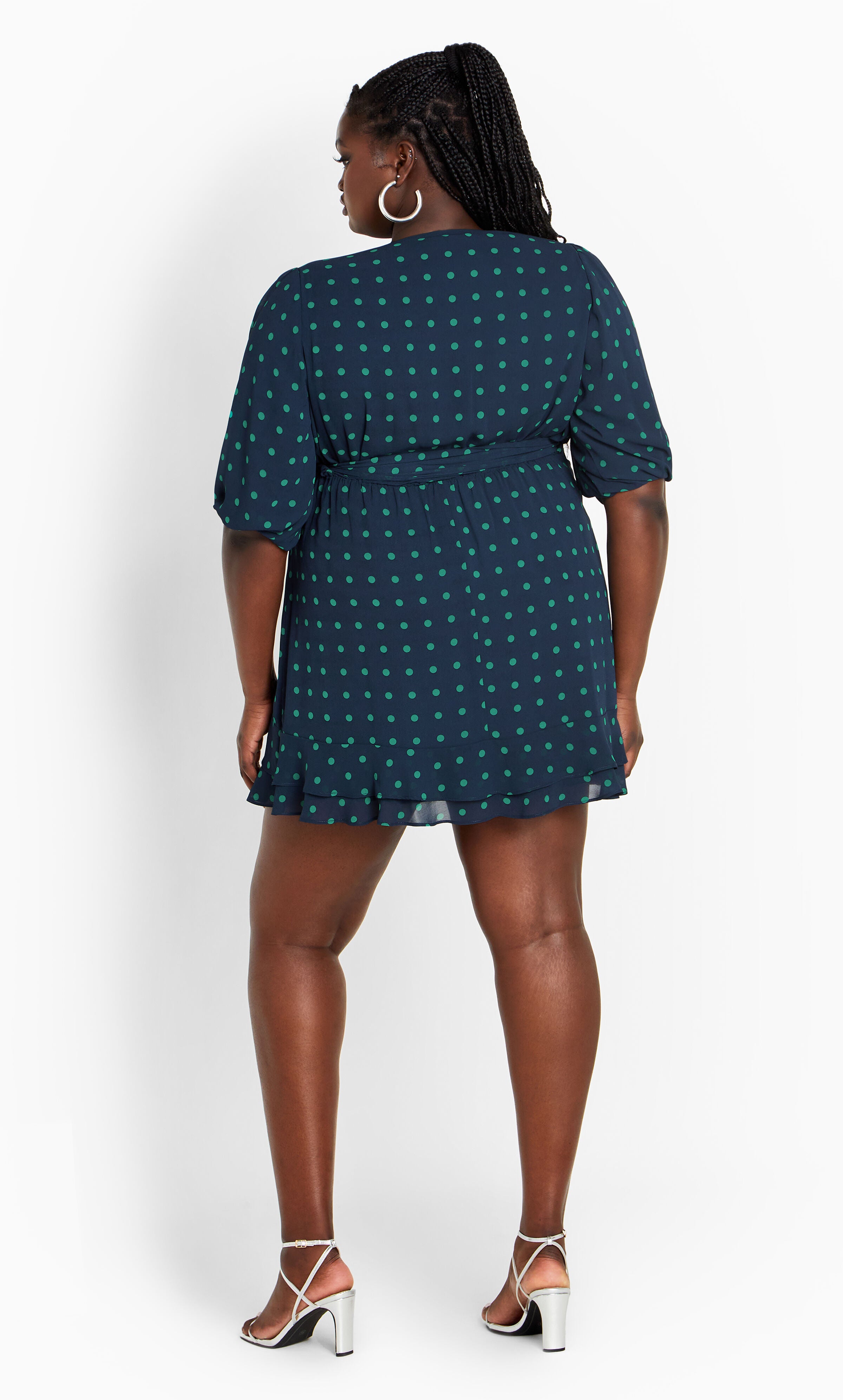 Keily Print Dress - green, GREEN, alternate image number 3