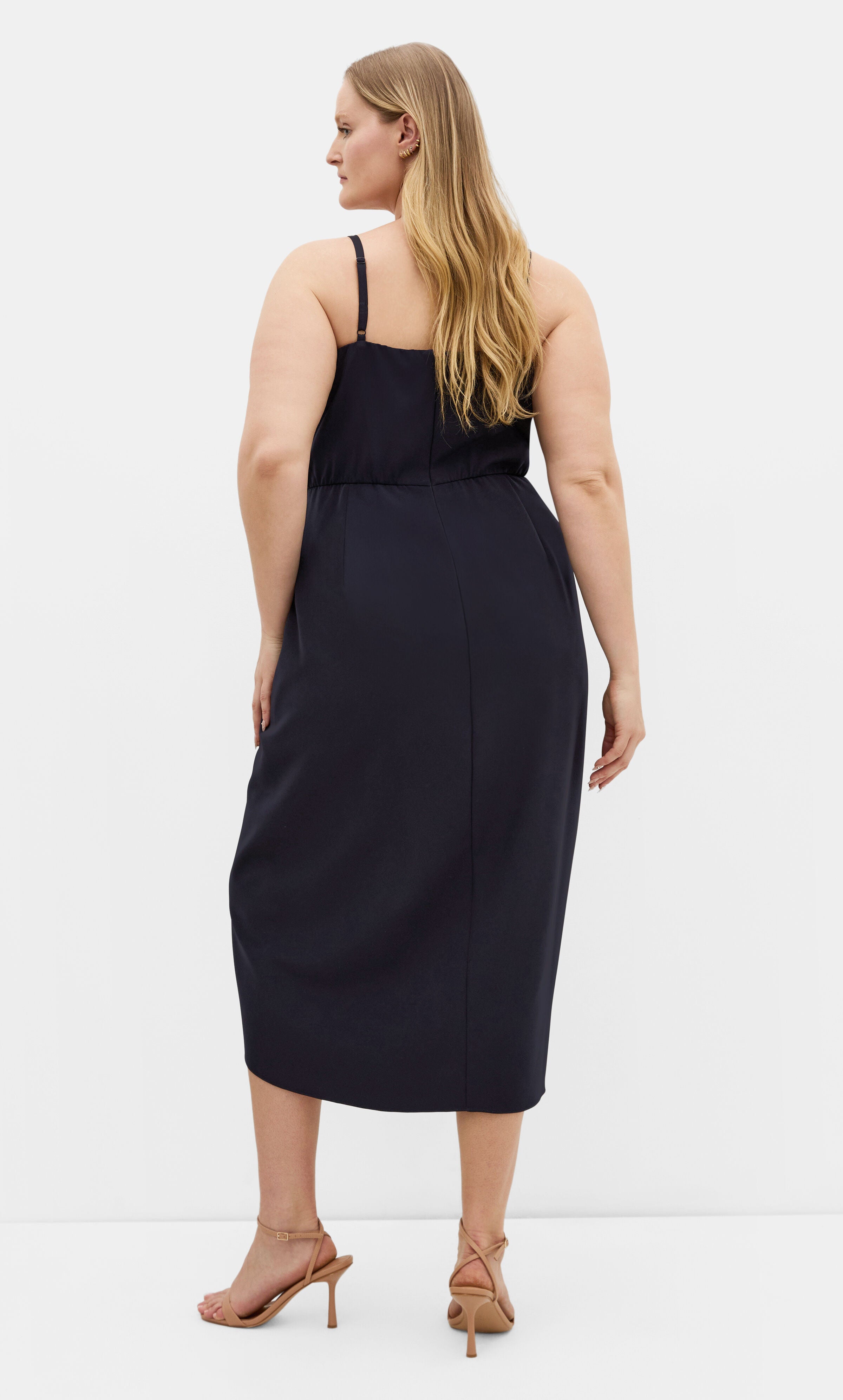 Love Affair Midi Dress - dark navy, DENIM, alternate image number 1