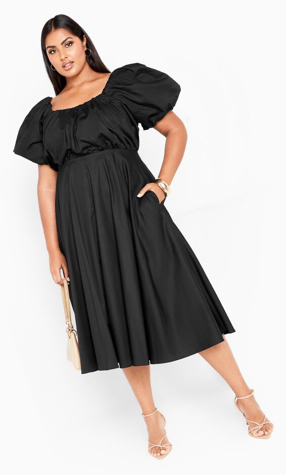 Rosabella Dress - black, BLACK, hi-res image number null