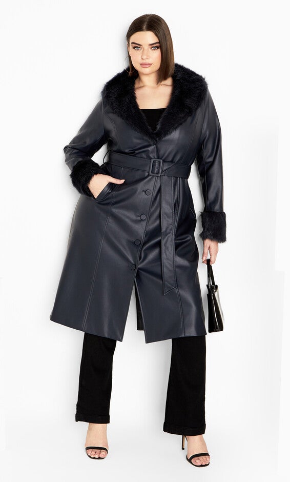 Spanish Romance Coat - steel blue, BLUE, hi-res image number null
