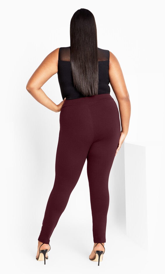 Party Fever Pant - oxblood, OXBLOOD, alternate image number 3