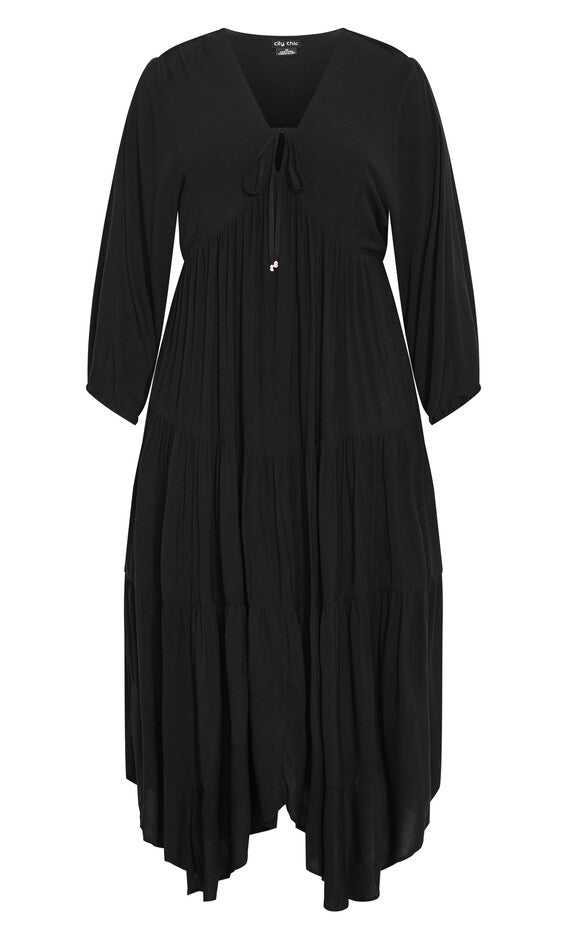 Devine Beauty Dress - black, BLACK, alternate image number null
