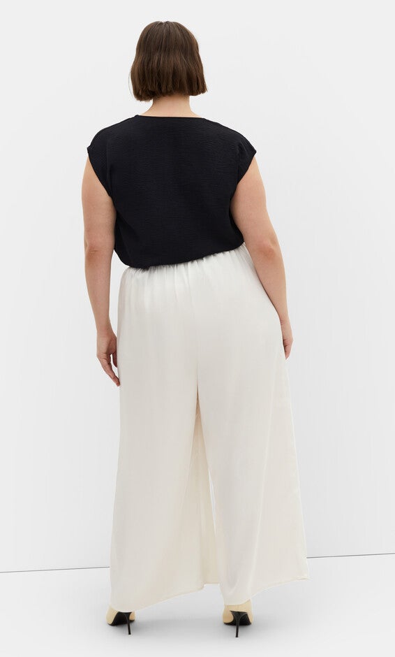 Satin Palazzo Pant - champagne, BEIGE, alternate image number 2