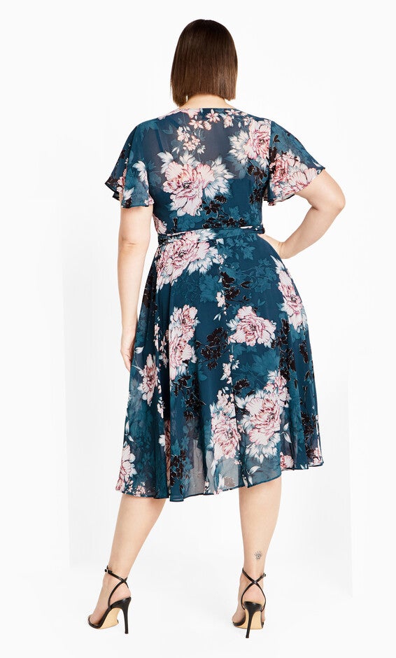 Blossom Short Sleeve Dress - jade, JADE, alternate image number 2