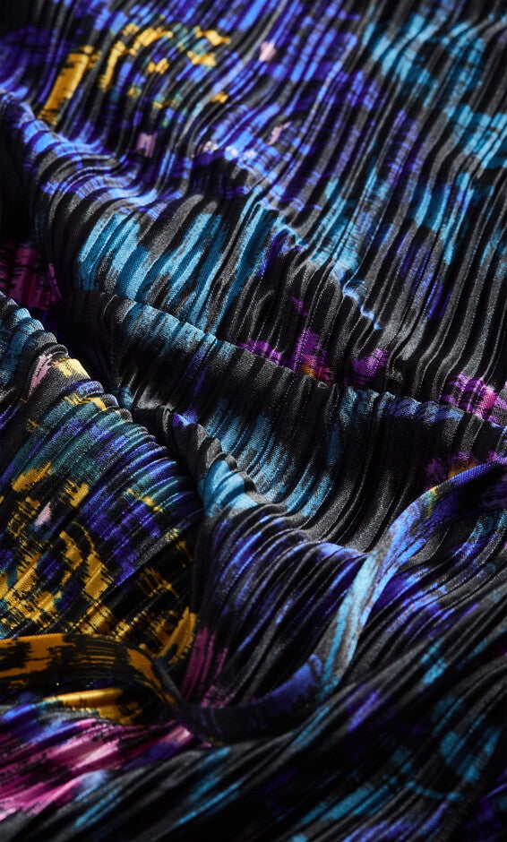 Kira Print Dress - black, ETCHED, alternate image number 5