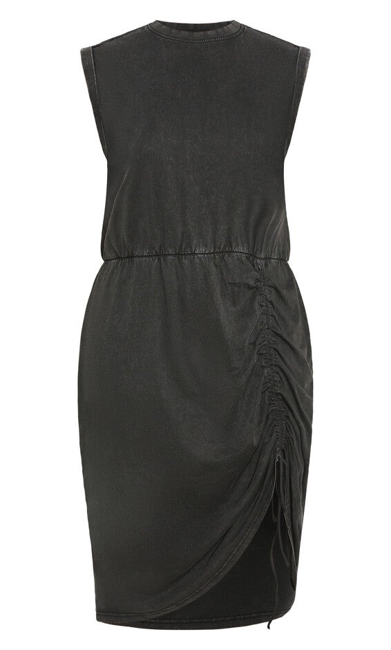 Ivy Wash Dress - black wash, BLACK, alternate image number 3