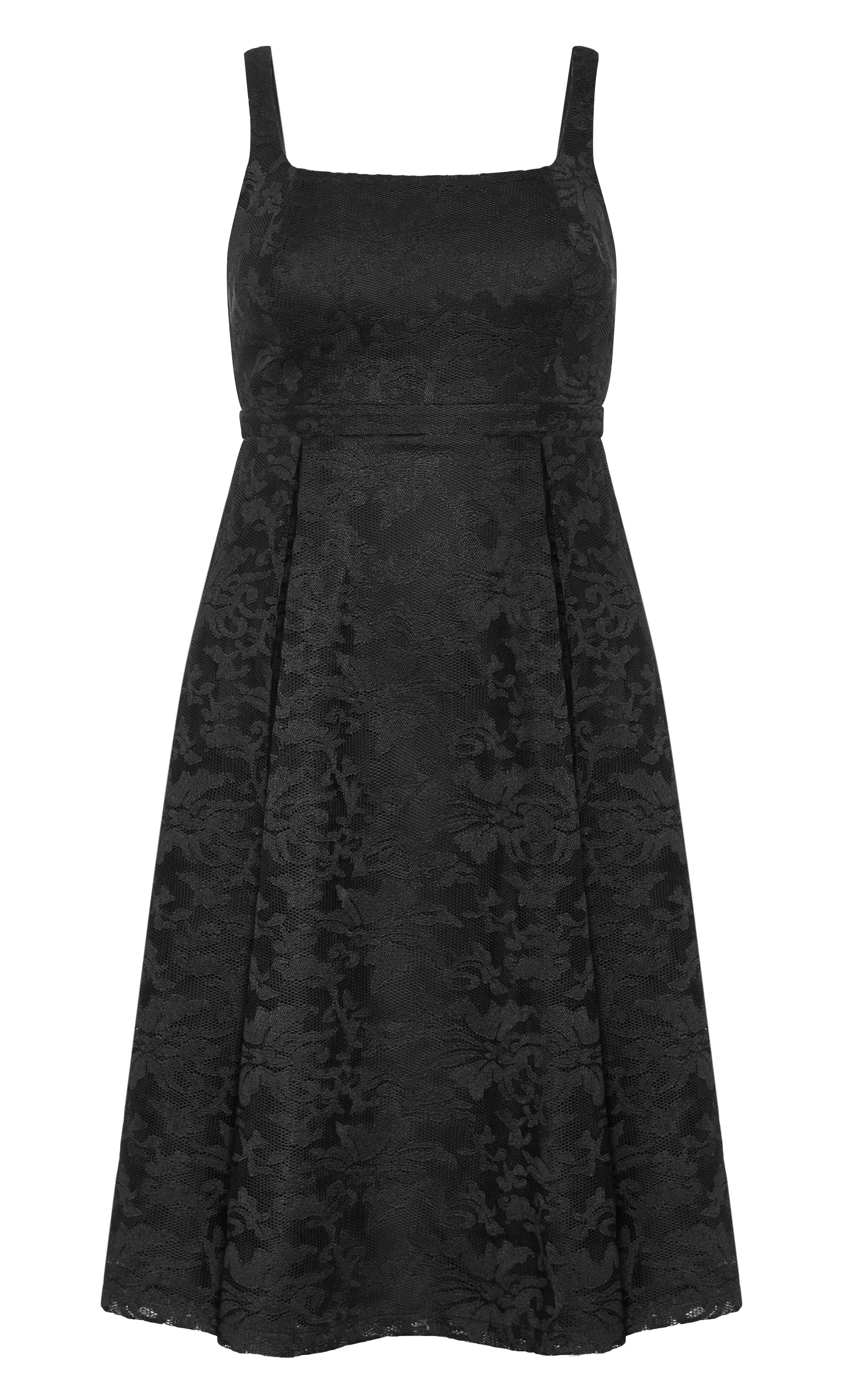 Jacklynn Midi Dress - black, BLACK, alternate image number 4