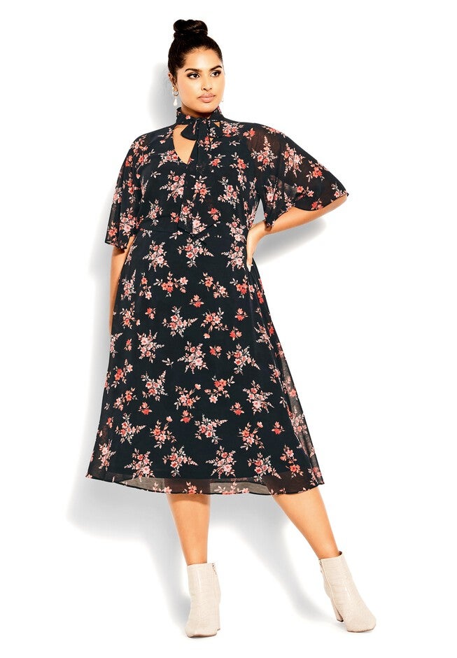 Alexandra Dress - black, BLACK, hi-res image number 0