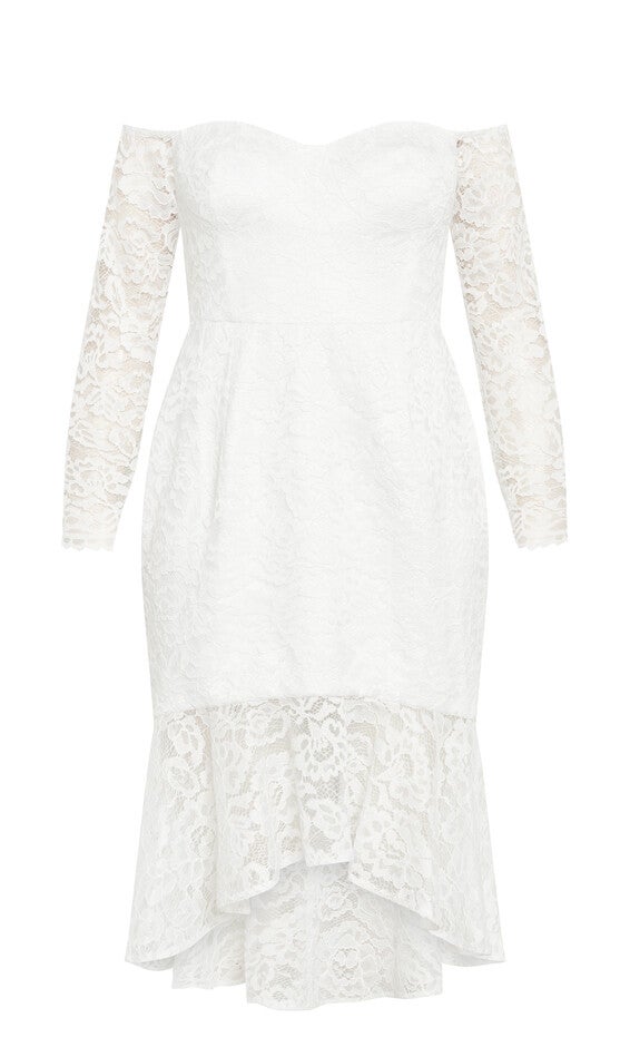 Lace Athena Dress - ivory, WHITE, alternate image number 4