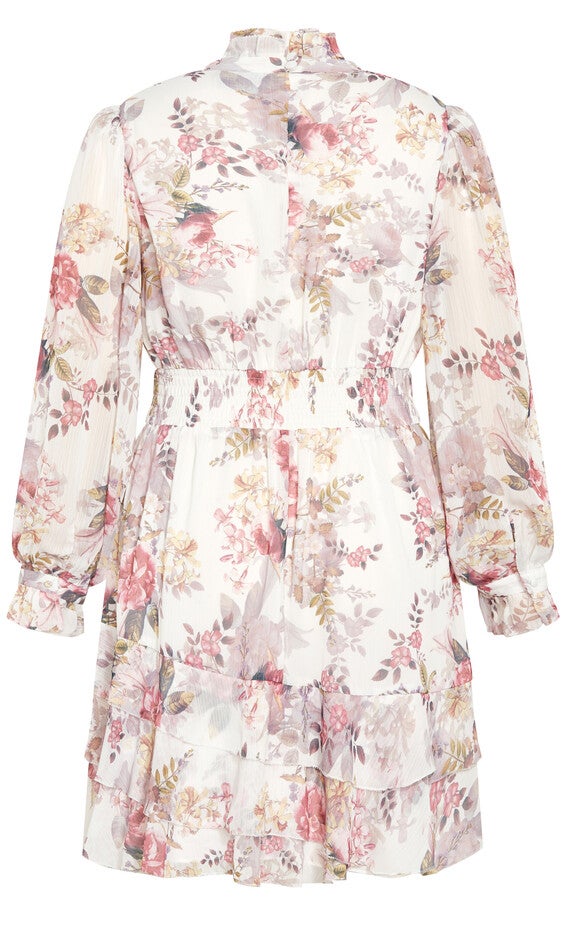 Maddison Print Dress - white, PASTEL, alternate image number 4