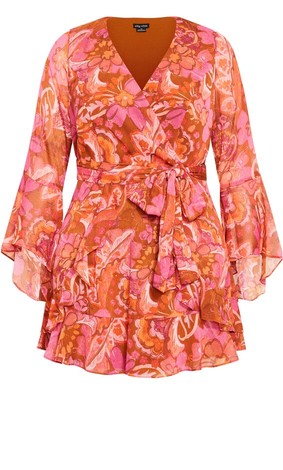 Lexi Dress - orange, FREEHAND, alternate image number null