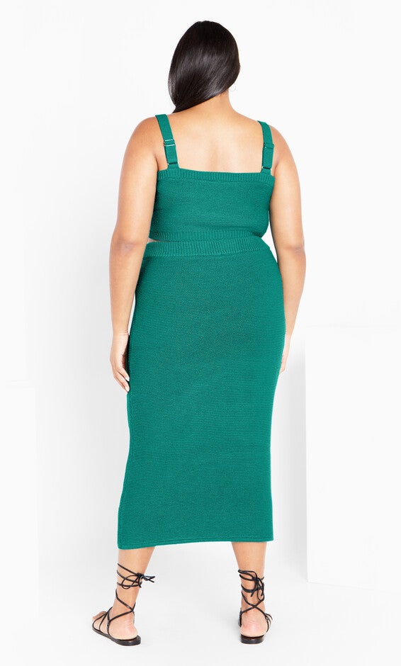 Knit Set Dress - green, VERIDIAN, alternate image number 2