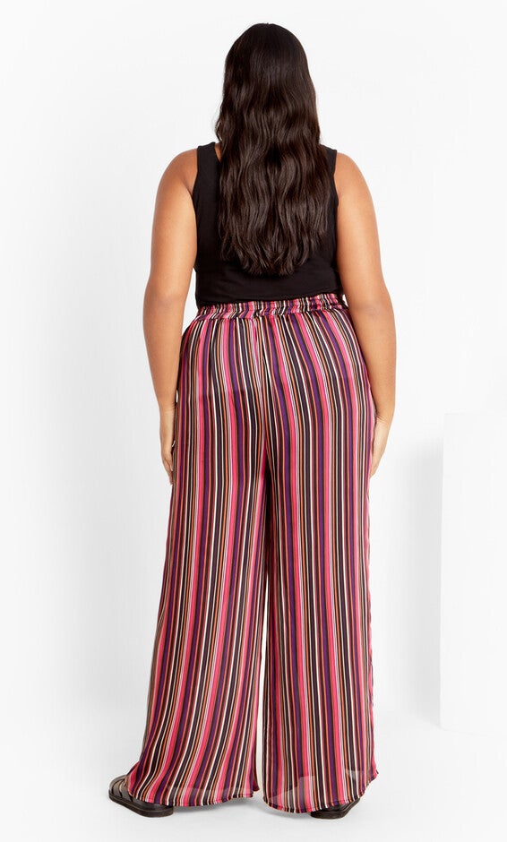 Willow Stripe Pant - black, PURPLE, alternate image number 1