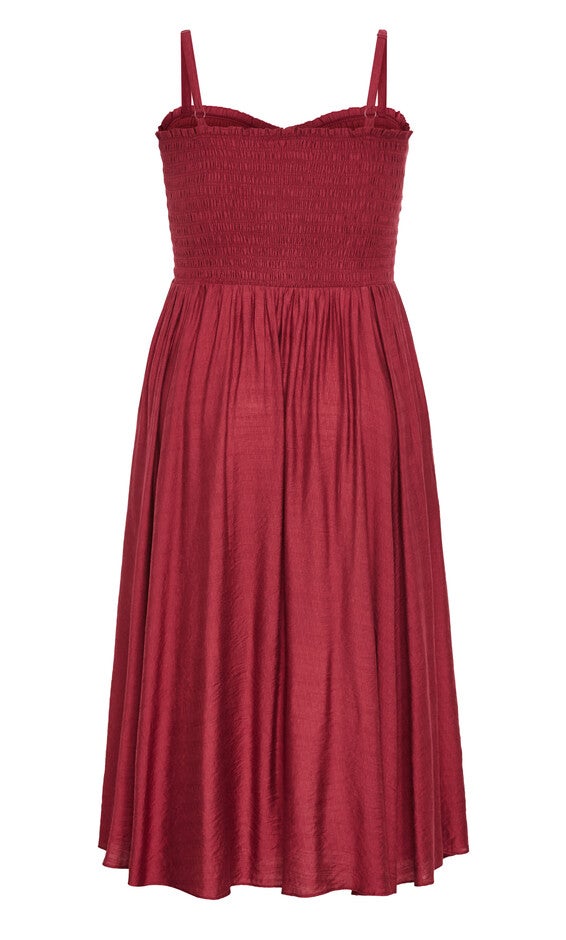 Maui Maxi Dress - shiraz, RED, alternate image number null