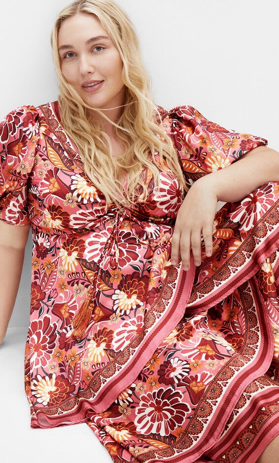 Drama Queen Dress - rose, RED, alternate image number 2