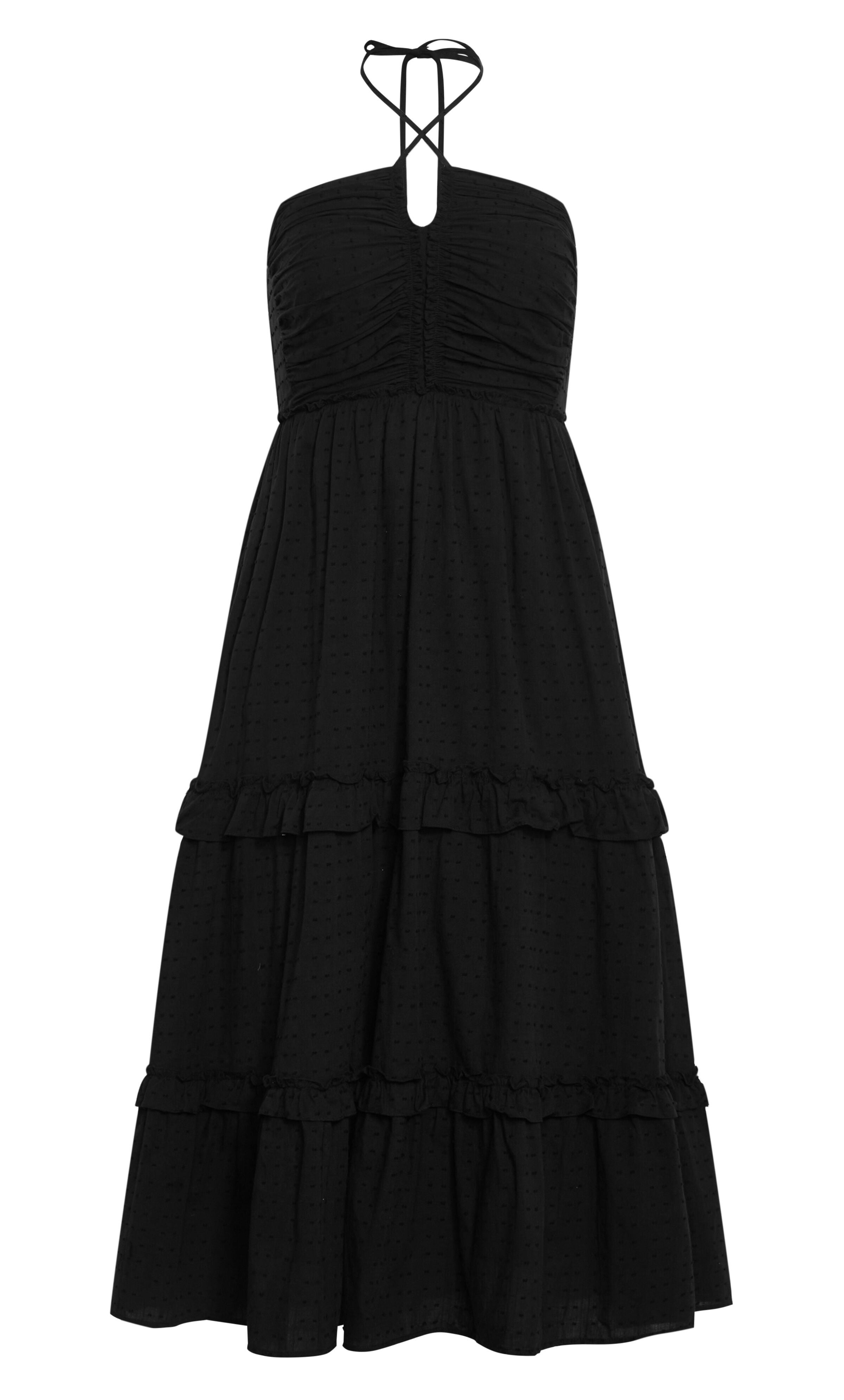 Ivy Dress - black, BLACK, alternate image number 4