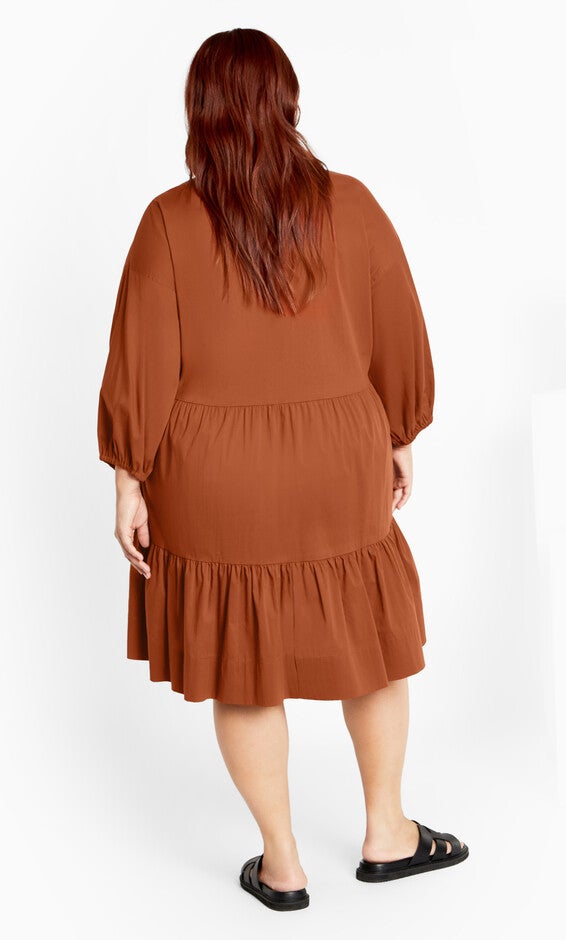 Kiara Mini Dress - amber, AMBER, alternate image number 2