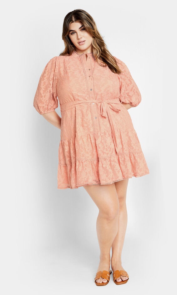 Chrissa Dress - dusty pink, DUSTY PINK, hi-res image number 0