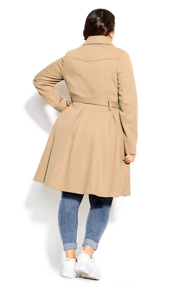Blushing Belle Coat - taupe, BROWN, alternate image number 5