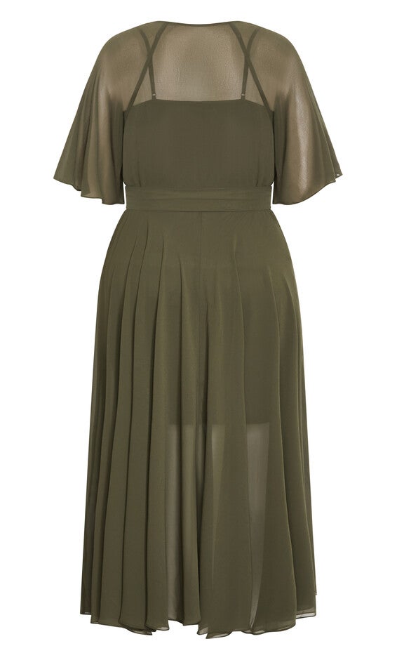 Lovers Lane Dress - forest green, GREEN, alternate image number 5
