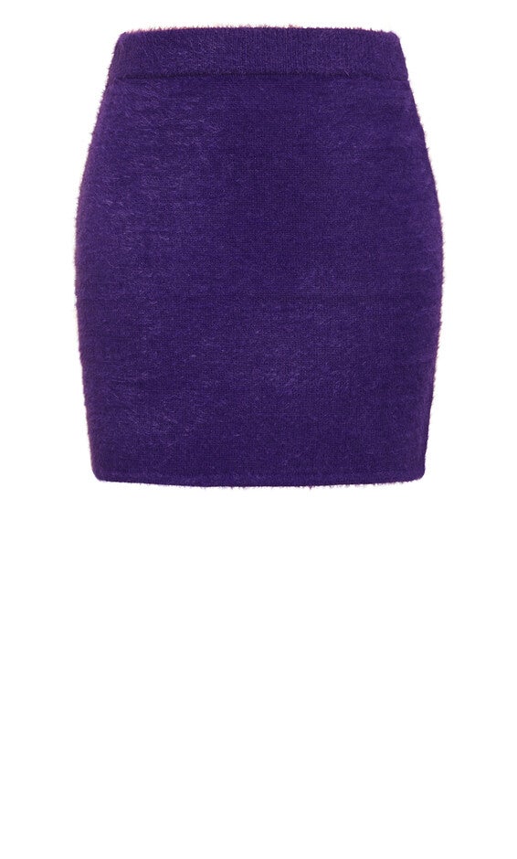 Fluffy Skirt - royal purple, PURPLE, alternate image number null