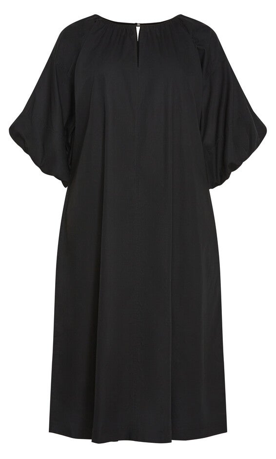 Midi Jamie Dress - black, BLACK, alternate image number 3