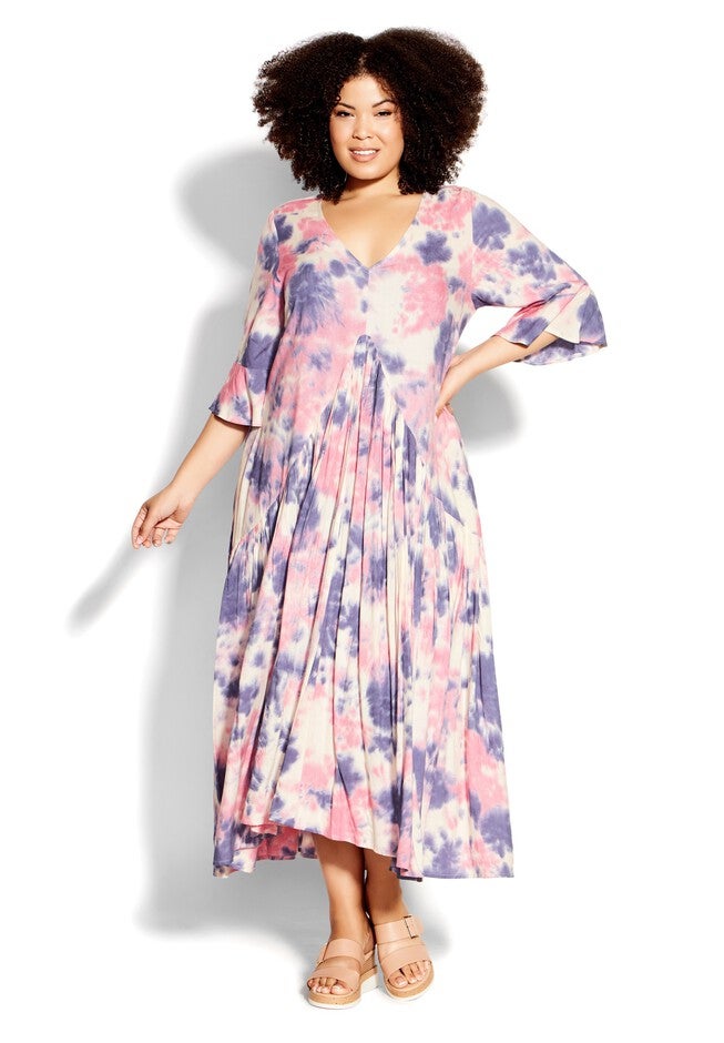Valerie Dress, SERENE TIE DYE, hi-res image number 0