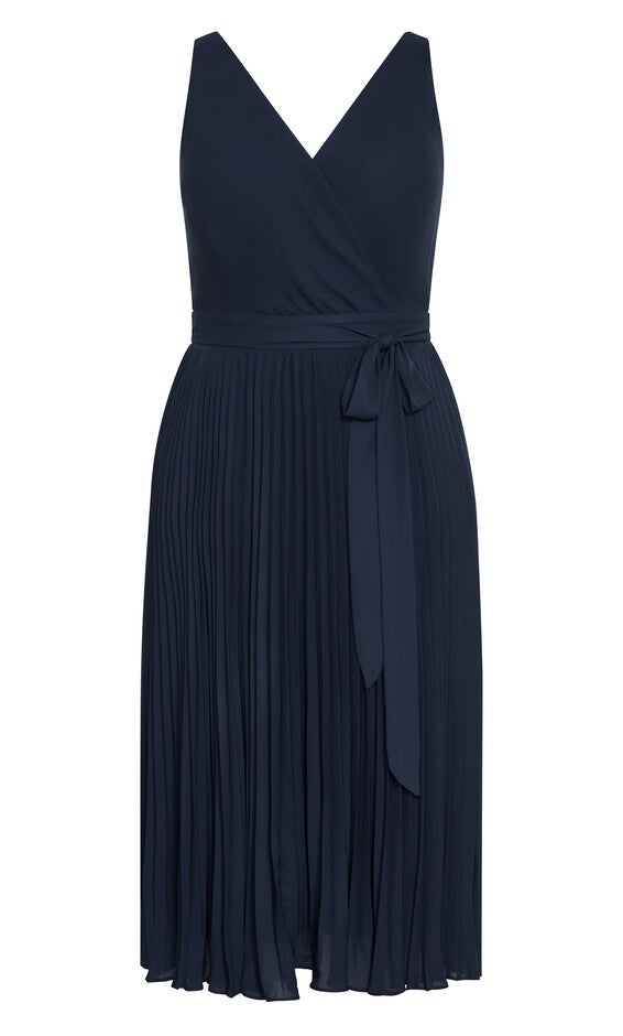 Lilly Dress - navy, BLUE, alternate image number 3