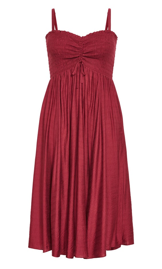 Maui Maxi Dress - shiraz, RED, alternate image number null