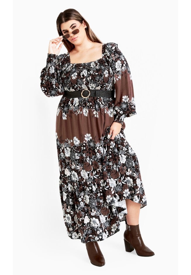 Sadie Plc Maxi Dress, FLOWER CHILD, hi-res image number 0