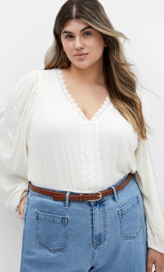 Frankie Top - ivory, WHITE, hi-res image number null