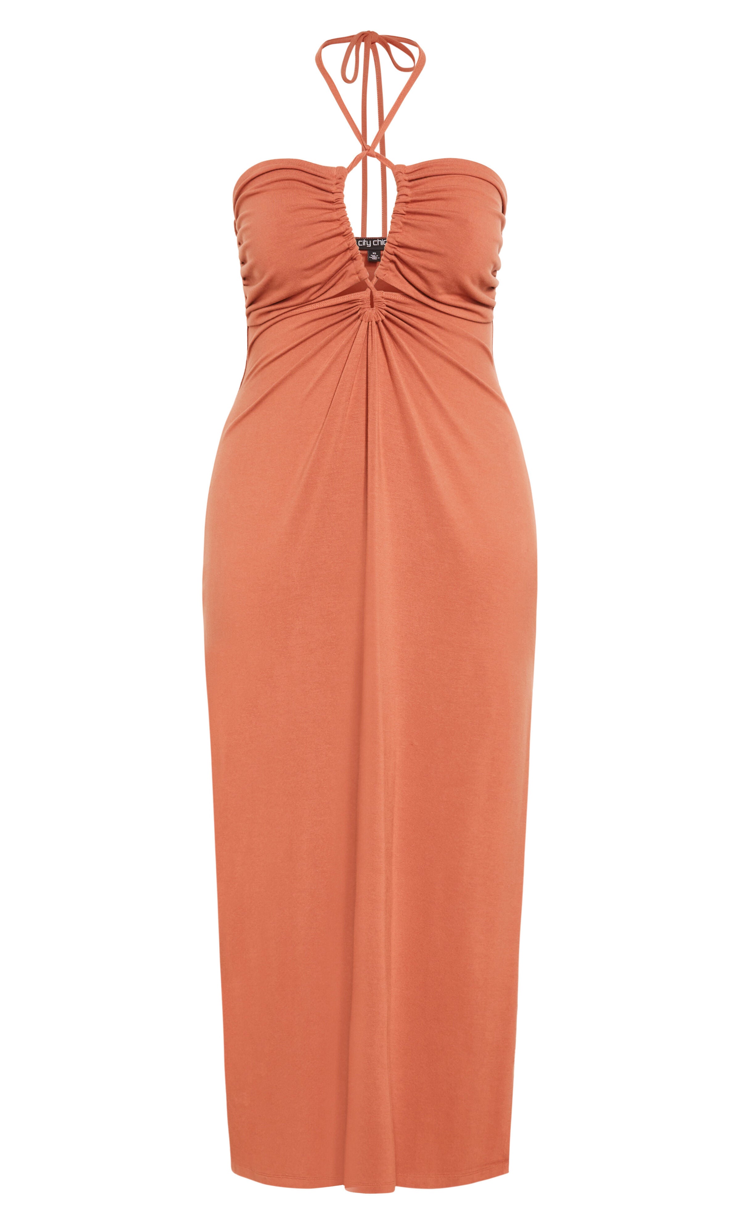Miley Maxi Dress - tan, BROWN, alternate image number 4