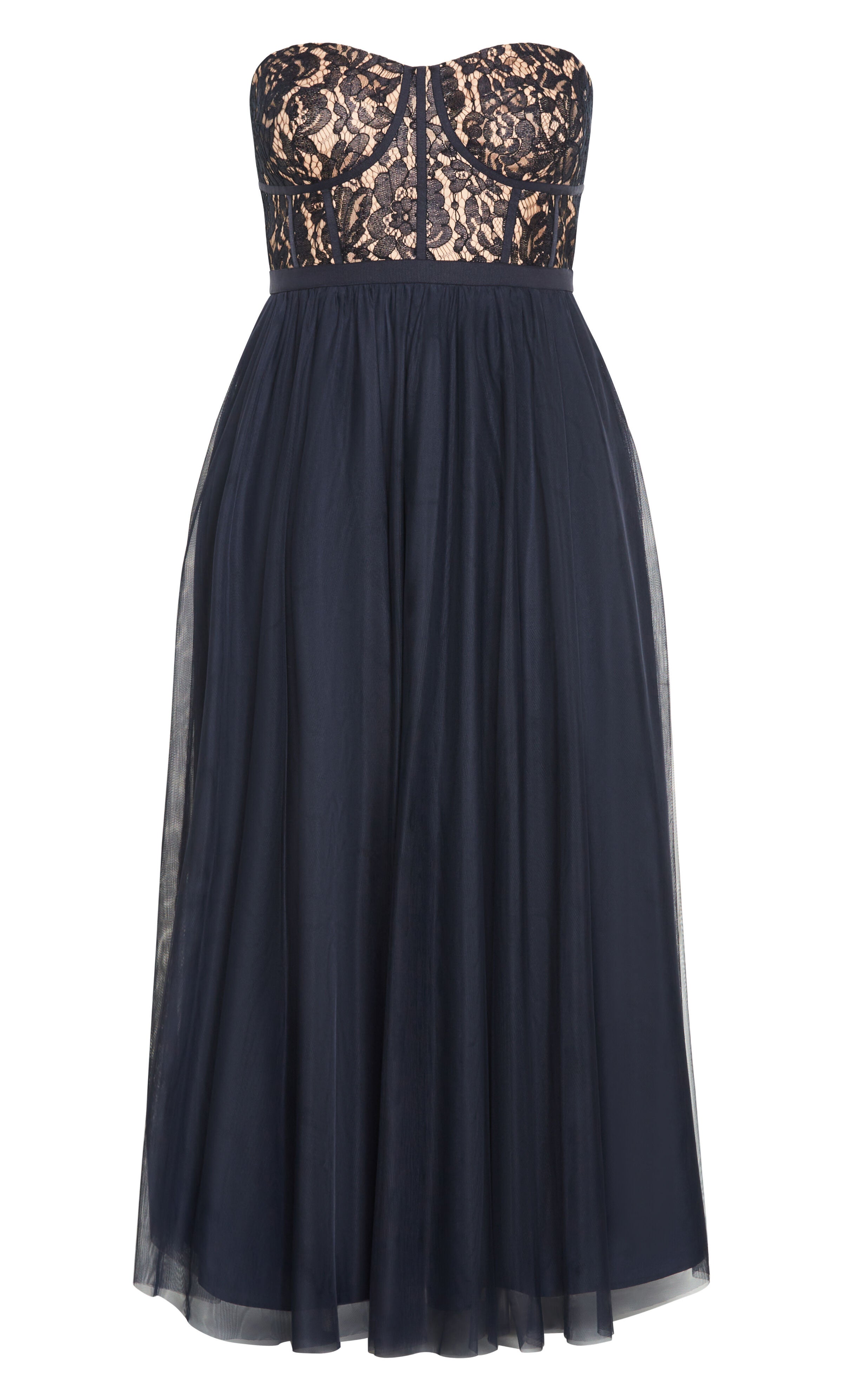 Sweet Beauty Dress - navy, BLUE, alternate image number 3