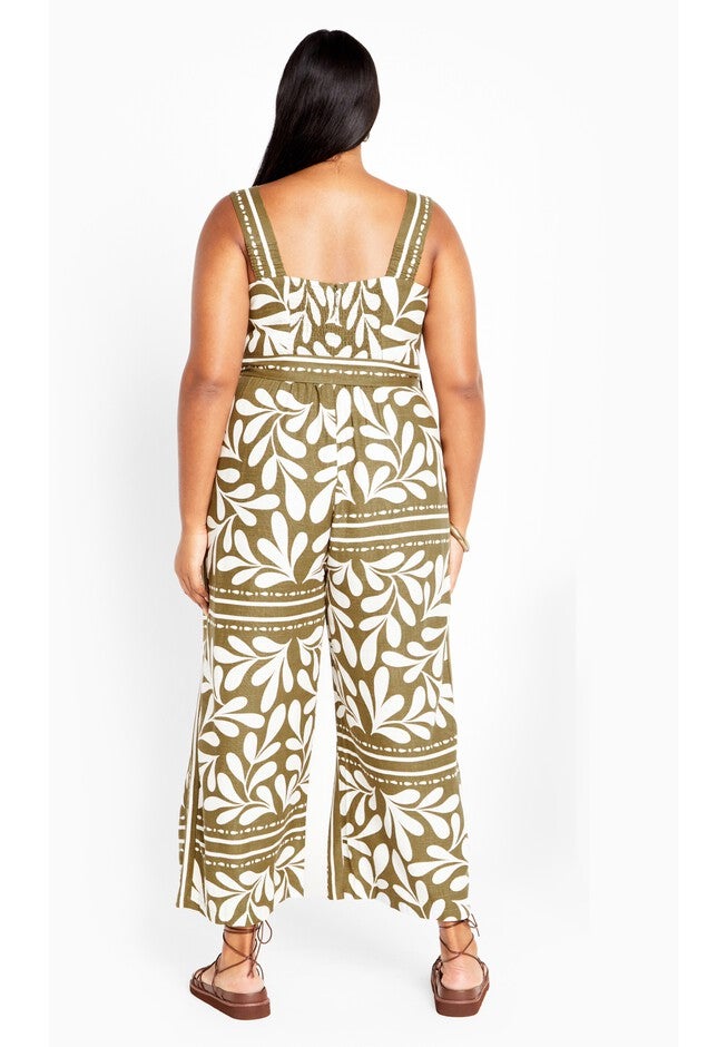 Modern Muse Jumpsuit - juniper, GREEN, alternate image number null