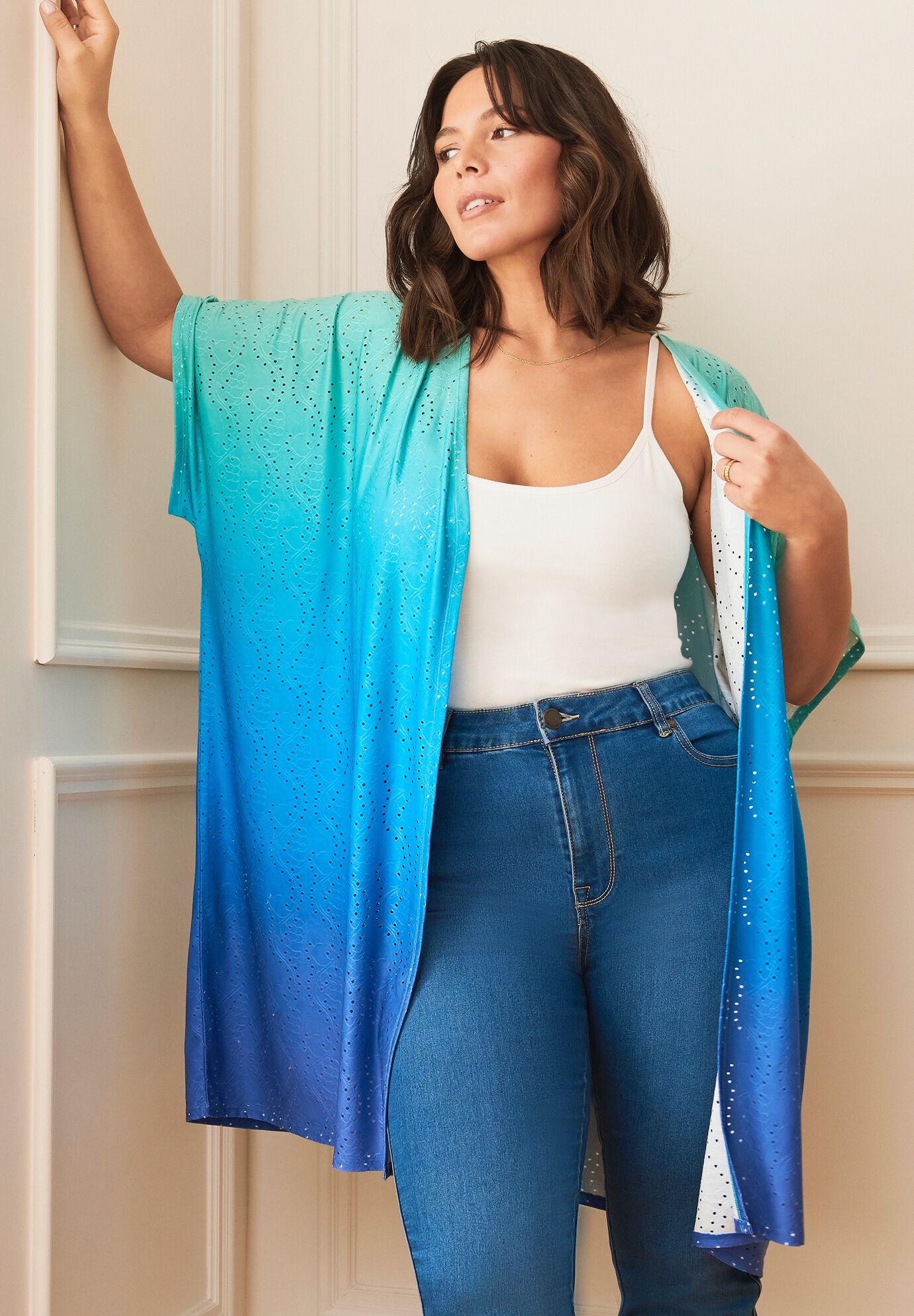 Butter Denim Skinny Jean, MID WASH, alternate image number 6