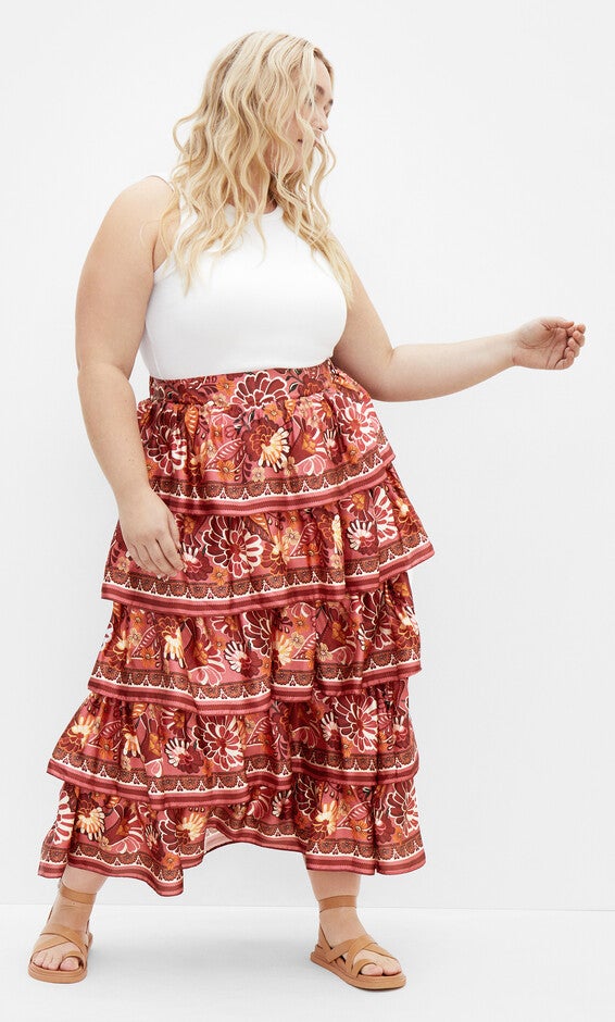 Drama Queen Skirt - rose, RED, alternate image number 1