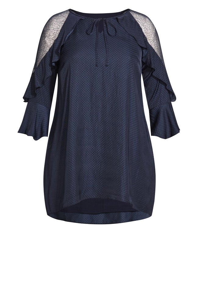 Margot L Tunic, NAVY, alternate image number 3
