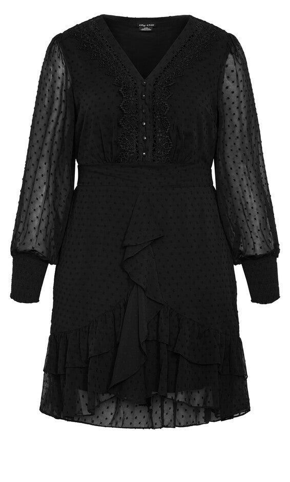 Lea Dress - black, BLACK, alternate image number 4