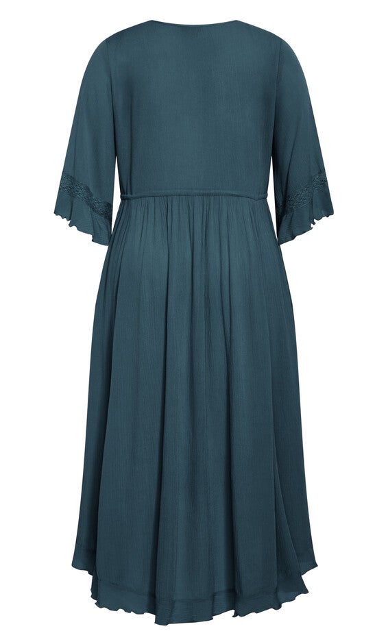 Cadence Dress - aegean, BLUE, alternate image number 4