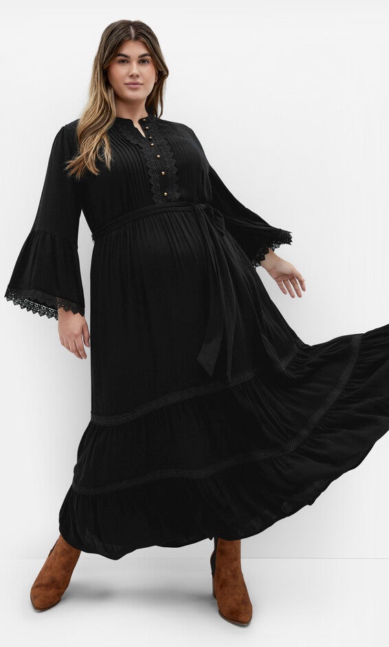 Camille Maxi Dress - black, BLACK, hi-res image number 0