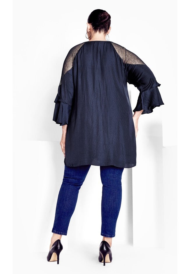 Margot L Tunic, NAVY, alternate image number 2
