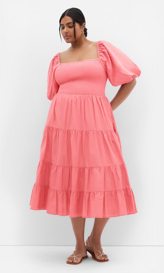 Ariella Dress - cinnamon, ORANGE, hi-res image number 0