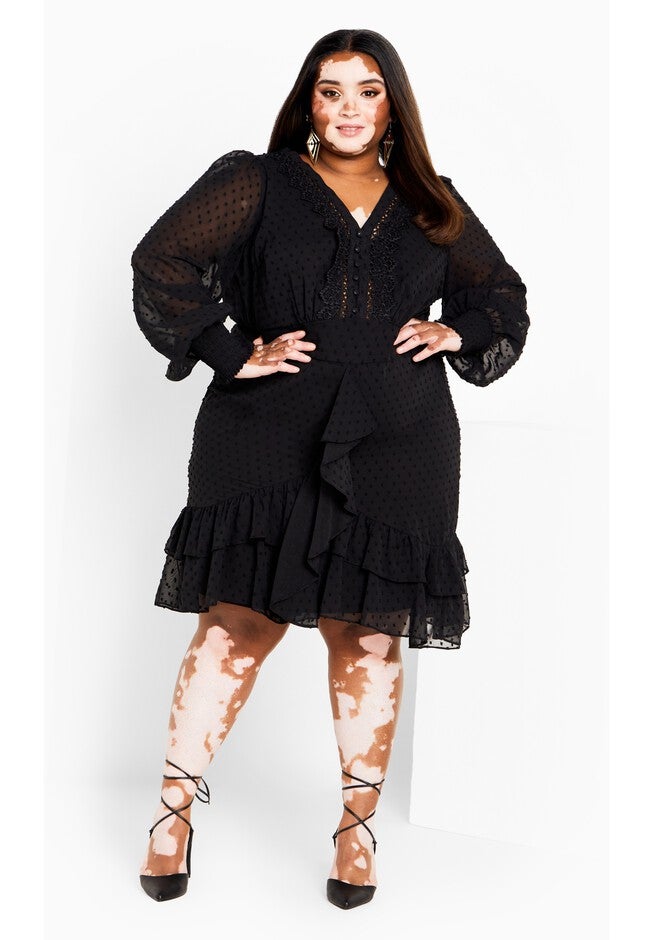 Lea Dress - black, BLACK, on-hover image number 1