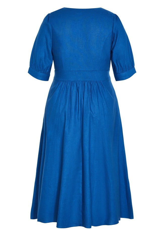 Sunset Stroll Dress - monaco blue, BLUE, alternate image number null