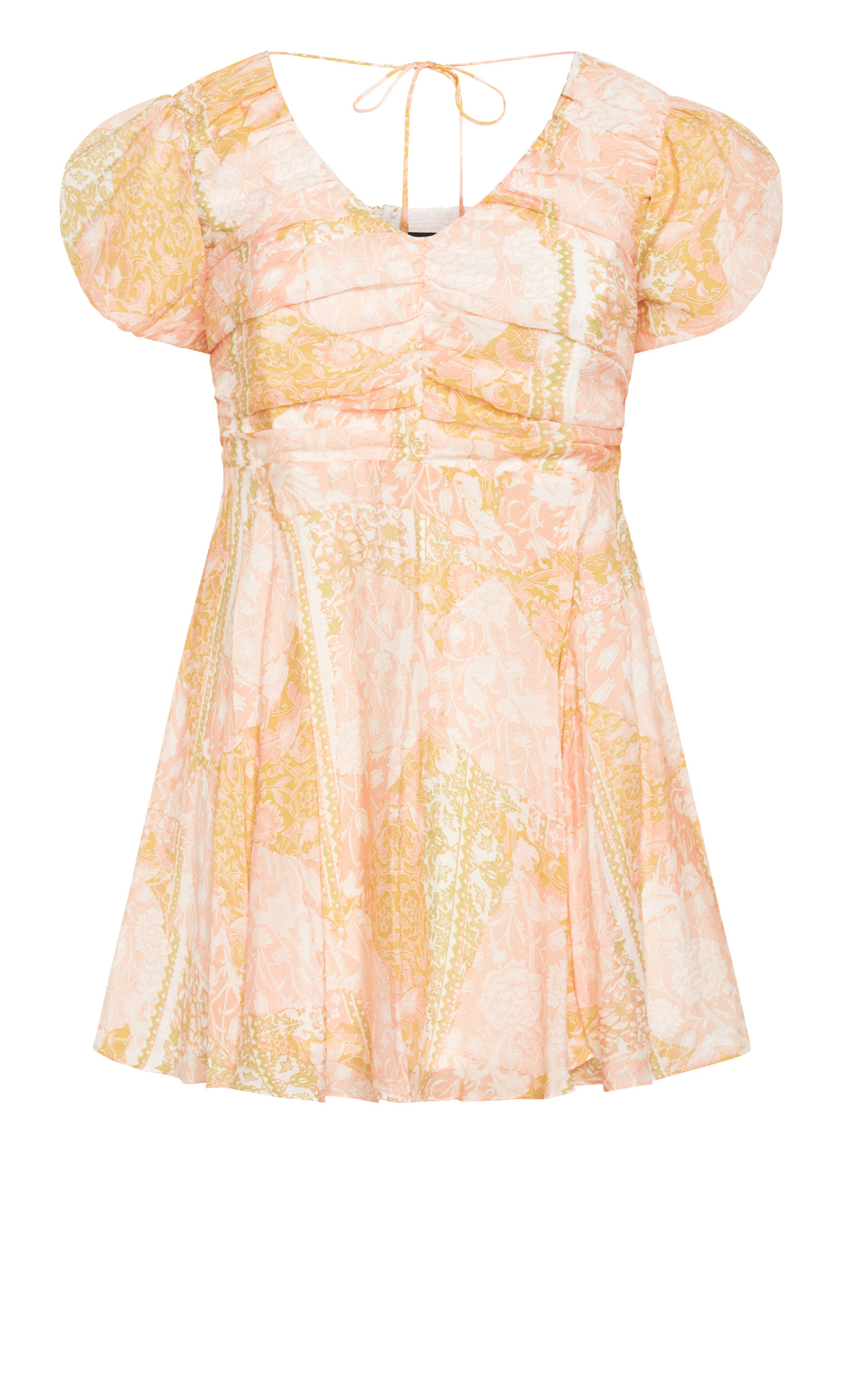 Marci Print Dress - sunkissed, PINK, alternate image number 5