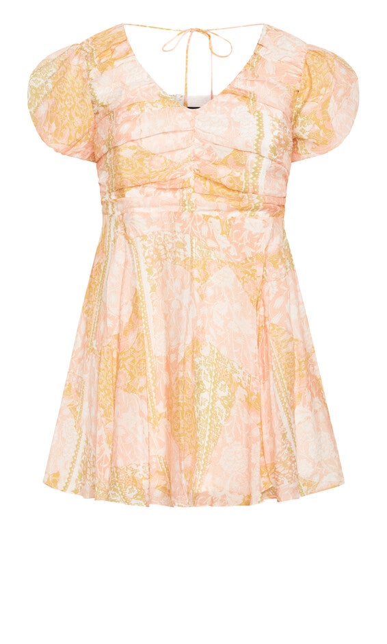 Marci Print Dress - sunkissed, PINK, alternate image number 5