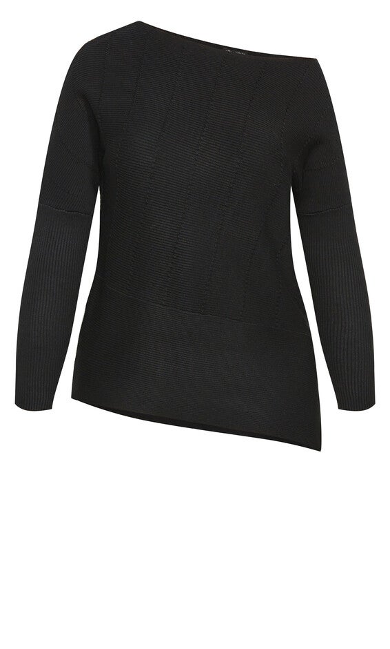 Lean In Sweater - black, BLACK, alternate image number 6