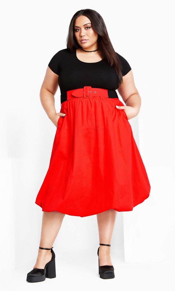 Paris Days Dress - tigerlily, TIGERLILY/BLACK, alternate image number 2