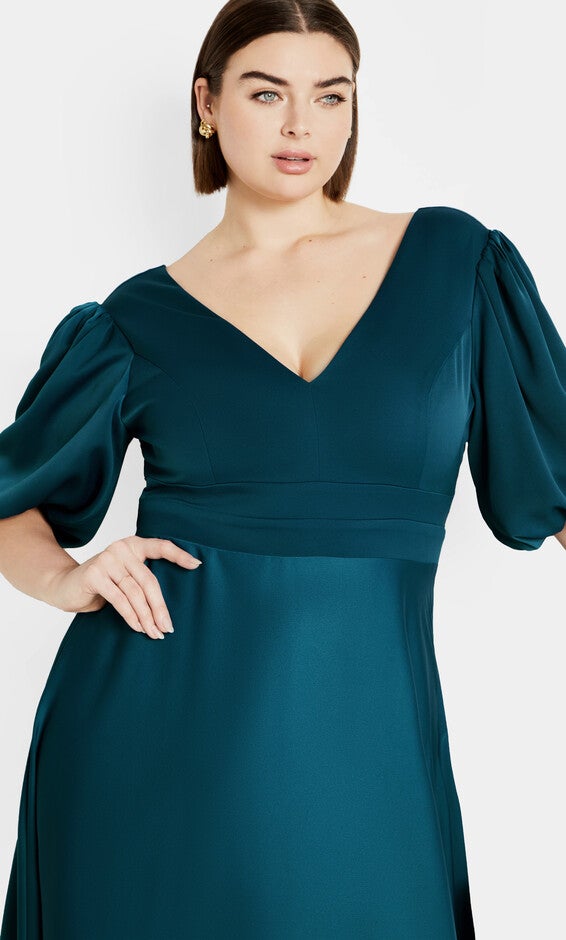 Lula Dress - teal, TEAL, alternate image number 2