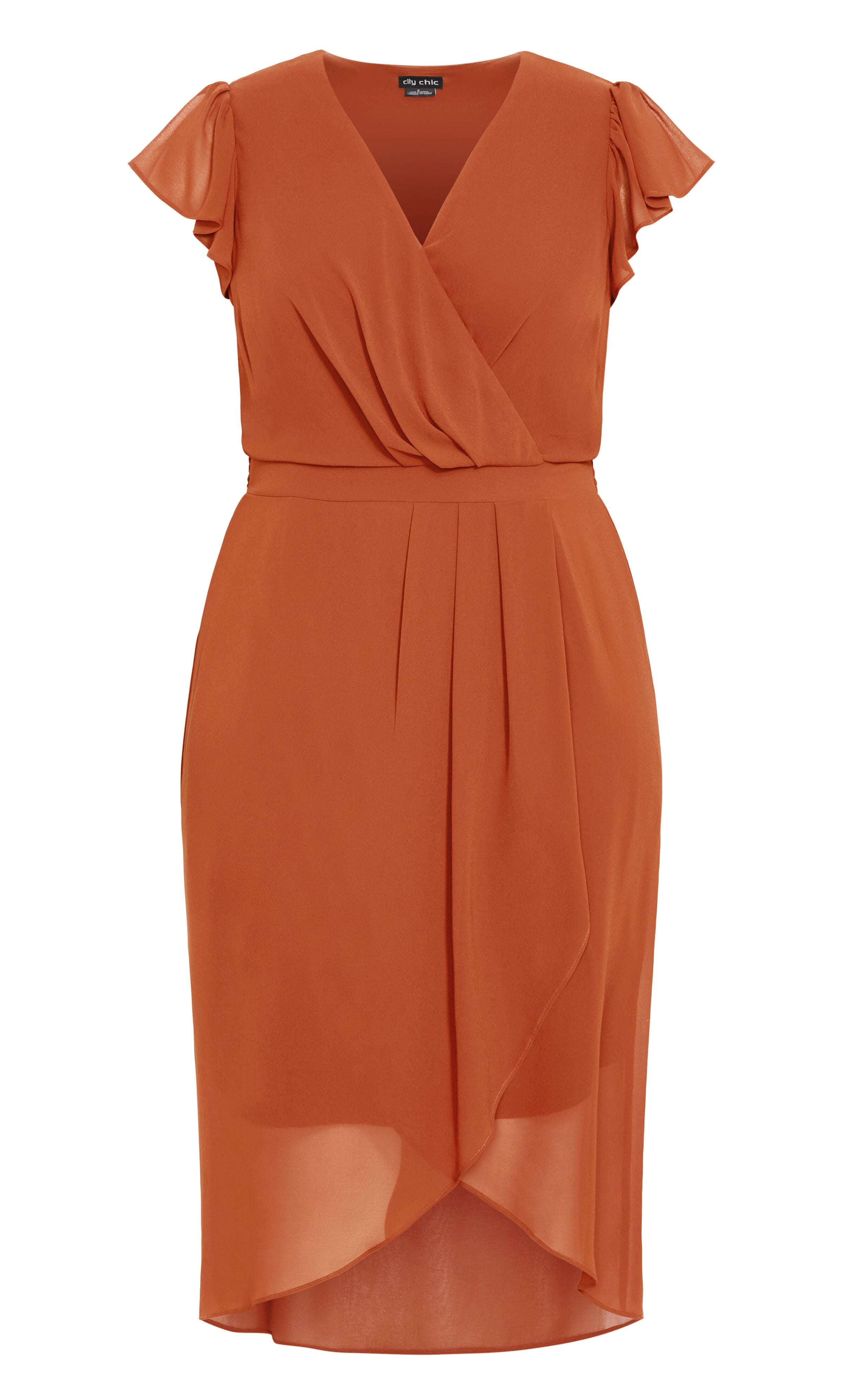 Wrap Swing Dress - ginger, GINGER, alternate image number 4